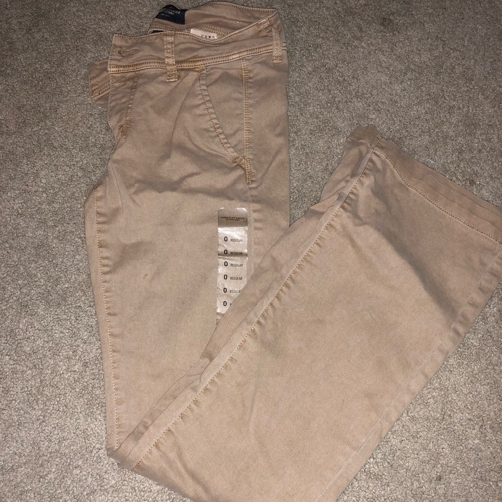 Khaki American eagle pants